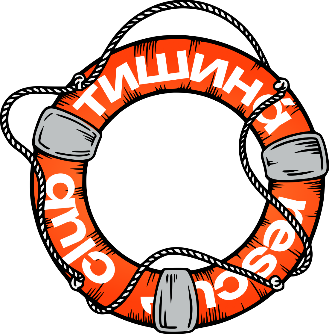 Финальный вариант логотипа ТИШИНА